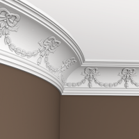 Карниз из полиуретана 1.50.120 Европласт - Плинтус потолочный с рисунком