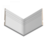 Плинтус напольный из ЛДФ Ultrawood  Base 5074 (2440 x 184 x 15 мм.)