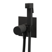 Гигиенический душ со смесителем Remer Edge EG565NO, черный матовый EG565NO