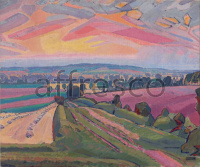 Картина: Спенсер Фредерик Гор, The Icknield Way