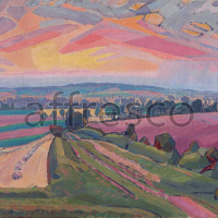 Картина: Спенсер Фредерик Гор, The Icknield Way