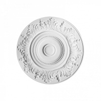 R17 Розетка потолочная с рисунком Orac Decor из полиуретана - Орнаментальная розетка