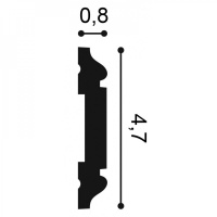 PX144  Молдинг Orac Decor из дюрополимера - Молдинг декоративный