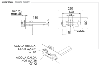 Смеситель для раковины Remer Qubika Q15 Q15