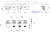 Смеситель для душа Remer Chrono CH98D3PBO, белый матовый CH98D3PBO