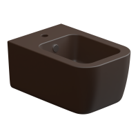 Биде подвесное GSG Ceramic Design Brio BRBISO035, Cacao Matt BRBISO035