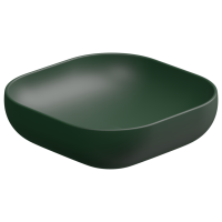 Раковина накладная 45 см GSG Ceramic Design Easy EALAVQU45036, Smeraldo Matt EALAVQU45036