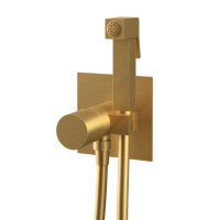 Гигиенический душ со смесителем Remer Edge EG565BG, золото брашированное EG565BG