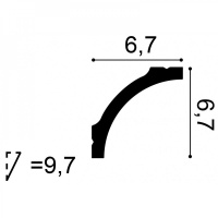 CB522N Карниз Orac Decor из Durofoam (полистирол средней плотности) - Плинтус потолочный