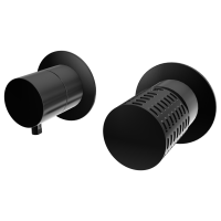 Смеситель для душа Remer Celebrity CEC92ZPWBCFP, черный брашированный хром CEC92ZPWBCFP