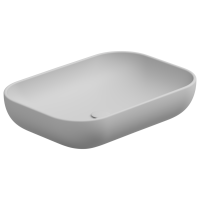 Раковина накладная 60x42 см GSG Ceramic Design Easy EALAVRE60001, белый матовый EALAVRE60001