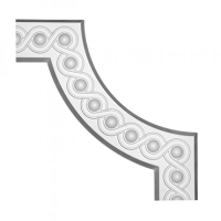 Угловой элемент 1.52.376 из полиуретана Европласт