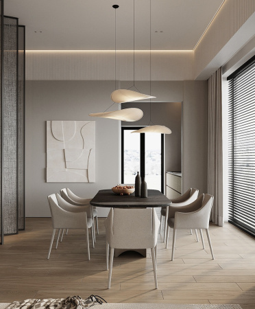 Профиль алюминиевый теневой под покраску с подсветкой Decaro D006 2000×75×70