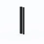 Профиль алюминиевый теневой Laconistiq Dual Mini Черный 28-11-300 3000×6×10