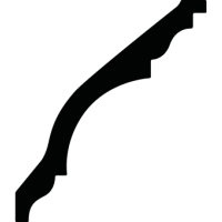 Карниз из полиуретана 1.50.139 Европласт - Плинтус потолочный