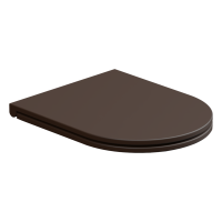Крышка с сиденьем для подвесного унитаза с микролифтом GSG Ceramic Design Like LKCOPRSLTICR035, Cacao Matt LKCOPRSLTICR035