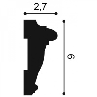 PX114 Молдинг Orac Decor из дюрополимера - Молдинг декоративный с рисунком