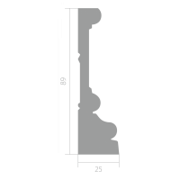 Наличник из ЛДФ Ultrawood  N 8185 (2440 х 89 х 25)