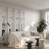 Стеновая панель 6.59.805-280 из композита (Дюрополимер) Европласт - 3D панель