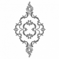 Розетка RODECOR 87002rc потолочная из полимерного гипса - Готовое решение Rodecor из элементов