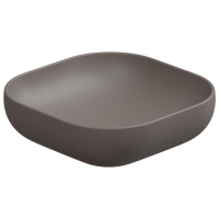 Раковина накладная 45 см GSG Ceramic Design Easy EALAVQU45029, Tortora Matt EALAVQU45029