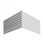 Стеновая панель из ЛДФ Ultrawood арт. UW 01 i (2000 х 240 х 14 мм.) - 3D панель