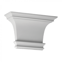 Капитель (верх) пилястры 1.21.003 из полиуретана Европласт - Декоративные пилястры