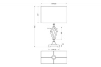 Настольная лампа Garda Decor BD-234717