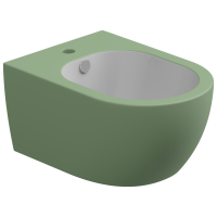 Биде подвесное биколор GSG Ceramic Design Like LKBISOBI000/031, White/Salvia Matt LKBISOBI000/031