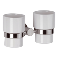 Стакан двойной Remer Minimal INOX Mi16INOXCR, нержавеющая сталь Mi16INOXCR