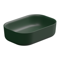 Раковина накладная 60x42 см GSG Ceramic Design Hit! HILAVRE60036, Smeraldo Matt HILAVRE60036