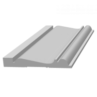 Плинтус напольный из ЛДФ Ultrawood  Base 5573 (2440 x 127 x 17 мм.)