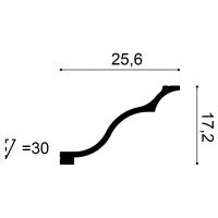 C337 Карниз Orac Decor из полиуретана - Плинтус потолочный