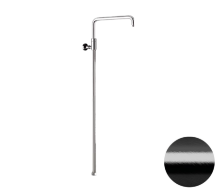 Душевая колонна телескопическая Remer 330A7DCESDEVCFP, черный брашированный хром 330A7DCESDEVCFP