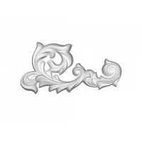 Декоративный орнамент 1.60.123 из полиуретана Европласт