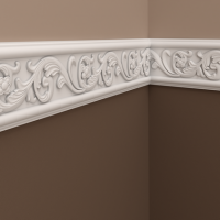 Молдинг гибкий из полиуретана 1.51.325 Европласт - Декоративный молдинг с рисунком