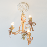 Розетка потолочная с рисунком  1.56.042 из полиуретана Европласт - Орнаментальная розетка