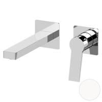 Смеситель для раковины Remer Slash SL15PBO, белый матовый SL15PBO
