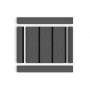 Стеновая панель из дюрополимера HIWOOD LV127W GR15K - 3D Панель