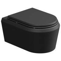 Чаша подвесного унитаза GSG Ceramic Design Cruise CRWCSO003, черный матовый CRWCSO003