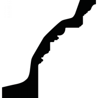 Карниз из полиуретана 1.50.153 Европласт - Плинтус потолочный с рисунком