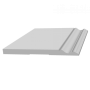 Плинтус напольный из ЛДФ Ultrawood арт. Base 0005 (2000 x 219 x 15 мм.)