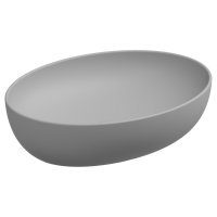 Раковина накладная 55x42 см GSG Ceramic Design Easy EALAVOV55033, Perla Matt EALAVOV55033