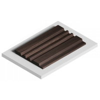 Стеновая панель из дюрополимера HIWOOD LV121 BR395 - 3D Панель