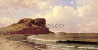 Картина: Alfred Thompson Bricher, Castle Rock Nahant Massachusetts
