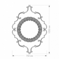 Розетка RODECOR 87514cn потолочная из полимерного гипса - Готовое решение Rodecor из элементов