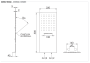 Верхний душ настенный 50x25 см Remer 350UFCAX 350UFCAX