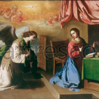 Картина: Франсиско де Сурбаран, Благовещение