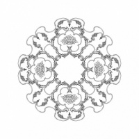 Розетка RODECOR 87103br потолочная из полимерного гипса - Готовое решение Rodecor из элементов