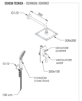 Душевая система Remer Energy EY09LS02UFS20 EY09LS02UFS20